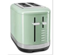 KitchenAid 2-Slice Toaster, Extra-Wide Slots for Artisan Bread & Bagels, 7 Shade Settings, Bagel, Defrost, Reheat & Little Longer Functions, Manual High-Lift Lever, All-Metal Body, Pistachio