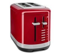 KitchenAid 2-Slice Toaster 5KMT2109BER, Extra-Wide Slots for Artisan Breads & Bagels, 7 Shade Settings, Manual High-Lift Lever, Defrost & Reheat Functions, Durable Metal Construction, Empire Red