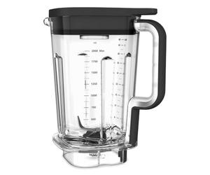 KitchenAid 2L Tritan BPA-Free Blender Jar 5KSBJA81 for Pure Power Blenders, Handles Hot & Cold Foods, Ribbed Design, Dishwasher Safe.