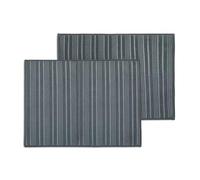 KitchenAid Set of 2 Drying Mats Charcoal Grey