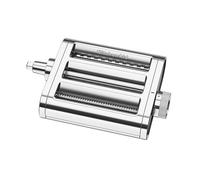 KitchenAid 5KSM3MPA 3-Piece Pasta Roller and Cutter Set, Includes Pasta Roller, Spaghetti Cutter and Fettuccine Cutter, Stainless Steel Attachment for KitchenAid Stand Mixers
