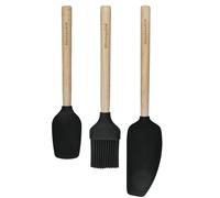 KitchenAid 3-Piece Bamboo Baking Set with Spoon Spatula, Pastry Brush and Mixer Spatula