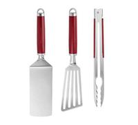 Kitchenaid 3 Piece Indoor Grilling Set Empire Red