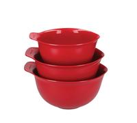 KITCHENAID 3-piece Mixing Bowls - Red, Red