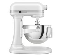KitchenAid 375 W Heavy Duty Stand Mixer 5.2 Litre, White, 11 Speed, Planetary Cake Mixer with Bowl Lift, Soft Start, Size: 419 x 287 x 372 mm - Includes Beater, Whisk, & Dough Hook, HW778