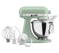 KitchenAid 4.3L Tilt-Head Stand Mixer 5KSM95PSBDC, Stainless Steel Bowl, Pouring Shield, Whisk, Beater and Dough Hook, Full Metal Construction, 10 Speeds, Professional Food Mixer,