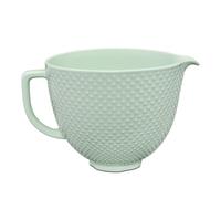 KitchenAid 4.7L Ceramic Mixing Bowl, Dew Drop Textured Glaze, Oven, Microwave & Freezer Safe, Fits 4.3L & 4.7L Tilt-Head Stand Mixers