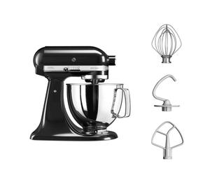 KitchenAid 4.8 Litre Artisan Stand Mixer in Onyx Black - 5KSM125BOB
