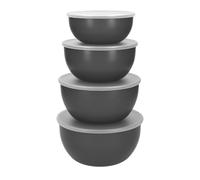 4pc Meal Prep Bowls Set with Lids - Charcoal Grey KitchenAid Grey One Size