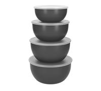 4pc Meal Prep Bowls Set with Lids - Charcoal Grey KitchenAid Grey One Size