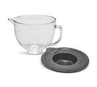KitchenAid 5 Quart Tilt-Head Glass Bowl with Measurement Markings & Lid - KSM5GB