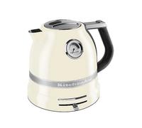 KitchenAid 5KEK1522BAC Artisan Variable Temperature 1.5L Kettle - Almond Cream Black