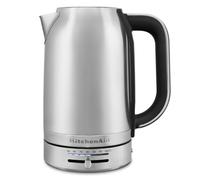 KitchenAid 5KEK1701 1.7L Variable Temperature Kettle, Adjustable Temperature Control 50°C-100°C, Quick Boil & Water Level Gauge, Brushed Stainless Steel