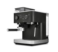 KitchenAid 5KES6551BBK Semi-Automatic Espresso Machine with Integrated Burr Grinder, 15-Bar Pump, Smart Dosing, Professional 58mm Portafilter & Steam Wand, 2.5L Water Tank,Cast Iron Black