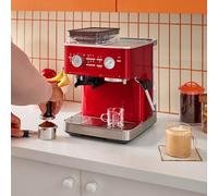 KitchenAid 5KES6551BCA Semi-Automatic Espresso Machine with Integrated Burr Grinder, 15-Bar Pump, Smart Dosing, Professional 58mm Portafilter & Steam Wand, 2.5L Water Tank, Candy Apple