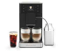 KitchenAid 5KES8453 Fully Automatic Espresso Machine with Iced Coffee KF3, Bean to Cup Coffee Maker with Built-in Grinder, 19 Recipe Options, Auto Milk System, Matte Black