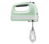 KitchenAid 5KHM9212BPT 9-Speed Hand Mixer, Powerful DC Motor, with 5 Stainless Steel Accessories (Beaters, Whisk, Dough Hooks, Mixing Rod) & Storage Bag, Pistachio