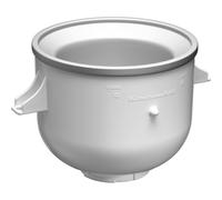 KitchenAid 5KICA0WH Ice Cream Maker (Accessory for all KitchenAid Stand Mixers), White
