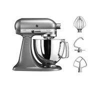 Kitchenaid 5Ksm125Bcu 4.8 Litre Artisan Stand Mixer, Contour Silver