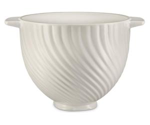 KITCHENAID 5KSM2CB5MR 4.7 Litre Ceramic Meringue Mixing Bowl - White, White