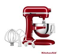 KitchenAid 5KSM55SXXBER Heavy Duty Stand Mixer 5.2L Red Bowl Lift 11 Speed 375W