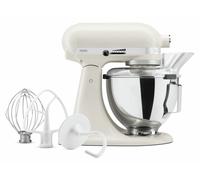 KitchenAid 4.3L Tilt-Head Stand Mixer 5KSM95PSBPL, Stainless Steel Bowl, Pouring Shield, Whisk, Beater and Dough Hook, Full Metal Construction, 10 Speeds, Professional Food Mixer,