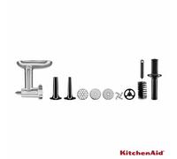 Kitchenaid 5Ksmmga Metal Meat Grinder & Sausage Stuffer Attachment, 3 Grinding Plates, 2 Stuffing Tubes,fits All Kitchenaid Mixers