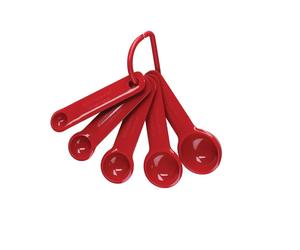 Kitchenaid 5Pc Measuring Spoon Set - Empire Red Red