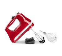 KitchenAid 6-Speed Hand Mixer Empire Red, Flex-Edge Beaters & Pro Whisk