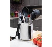 KitchenAid 6 Piece Utensil Set and Holder, Non-Stick and Dishwasher Safe Kitchen Utensil Set, Cooking Tools with Storage Crock