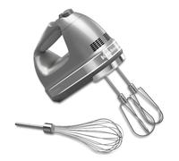 KitchenAid KHM7210CU 7-Speed Digital Hand Mixer with Turbo Beater II Accessories and Pro Whisk - Contour Silver