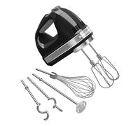 KitchenAid 9-Speed Digital Hand Mixer with Turbo Beater II Accessories and Pro Whisk - Onyx Black