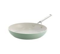 KitchenAid Advanced Forged Frying Pan 24 cm, Ceramic Nonstick | Ceramic nonstick, forged aluminium, induction-ready, oven safe to 220°C, dishwasher safe, light green