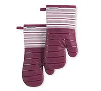 KitchenAid Albany Beetroot Oven Gloves 7" x 13" (Pack of 2)