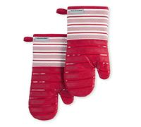 KitchenAid Albany Oven Mitt 2-Pack Set, Passion Red, 7"x13"
