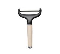 KitchenAid Almond Cream Cheese Slicer - Stainless Steel Wire Cutter for Hard & Semi-Soft Cheeses, Ergonomic Handle, Dishwasher Safe