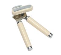 KitchenAid Almond Cream Tin Opener with Ergonomic Handles, Large Knob, Stainless Steel Cutter & Built-in Bottle Opener