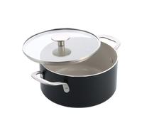KitchenAid Aluminium Ceramic Non-Stick Casserole Dish 20cm/3.11L PFAS Free Induction Oven Safe Black