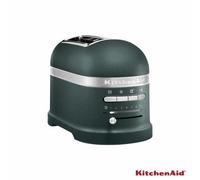 Kitchenaid Artisan 2 Slice Toaster Pebble Palm Automatic Lift 7 Shade Settings Wide Slots Sandwich Rack 1250W