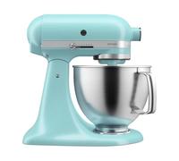 KitchenAid Artisan 5KSM125BMI Tilt-Head Stand Mixer, Matte Black - 4.7L Capacity, 10 Speeds, Full Metal Body, Includes Whisk, Dough Hook & Flat Beater, Mineral Water