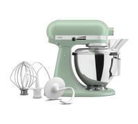 KitchenAid 4.3L Tilt-Head Stand Mixer 5KSM95PSBDC, Stainless Steel Bowl, Pouring Shield, Whisk, Beater and Dough Hook, Full Metal Construction, 10 Speeds, Professional Food Mixer,