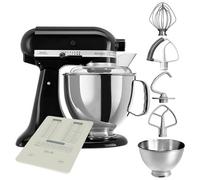 KitchenAid 5KSM175PSBOB mixer Stand mixer 300 W Black, Stainless steel