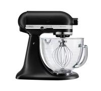 KitchenAid Artisan Mixer 4.8L Matte Black With Glass Bowl (5KSM156BBM)