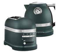 Kitchenaid Artisan Pebbled Palm 2 Slot Toaster And Kettle Set