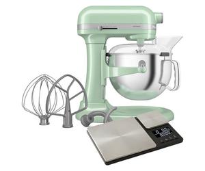 KitchenAid Artisan Pistachio 5.6L Bowl Lift Food Mixer With FREE Gift