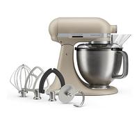 KitchenAid Artisan Plus 4.7L Tilt-Head Stand Mixer, Stainless Steel Bowl, 10 Speeds, Dough Hook, Flat Beater & Wire Whisk Included, Oat