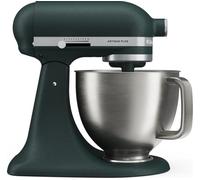 KitchenAid Artisan Plus 4.7L Stand Mixer, Tilt-Head Food Mixer with Stainless Steel Bowl, 10 Speed Settings, Dough Hook, Flat Beater & Wire Whisk, Pebbled Palm Green