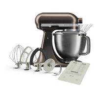 KitchenAid Artisan Plus 4.7L Stand Mixer, Tilt-Head Food Mixer with Stainless Steel Bowl, 10 Speed Settings, Dough Hook, Flat Beater & Wire Whisk Included, Iron Ore