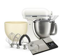 Kitchenaid Artisan Plus Porcelain White 4.7L Tilt Head Stand Mixer