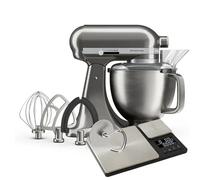 KitchenAid Artisan Plus 4.7L Tilt-Head Stand Mixer - 50 Medallion Silver - 5KSM50PKVBMS